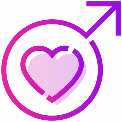Male Sex Valentine Day Icon