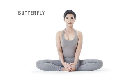 butterfly pose yoga  youtube