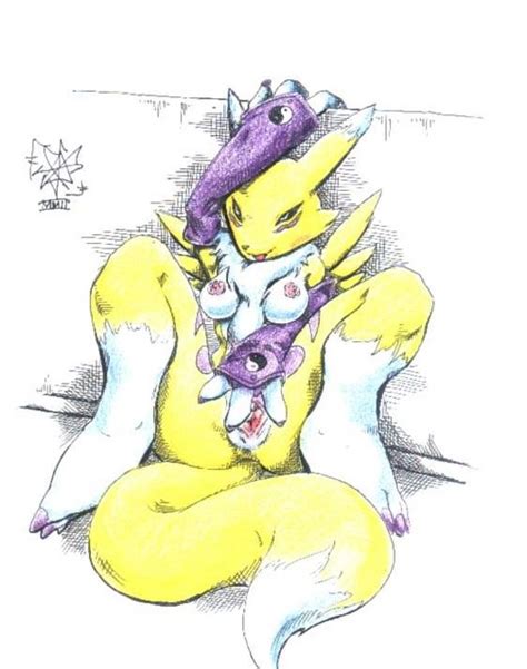 rule 34 anthro breasts color digimon female female only
