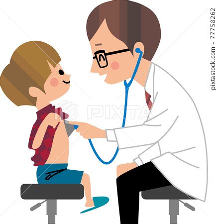 child medical examination stock illustration  pixta