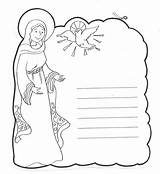Mary Coloring Pages Virgin Mother Letter Catholic Hail Virgen Maria Kids Marie Rosary Religion Writing Blessed Paper Activities Sheet Sheets sketch template