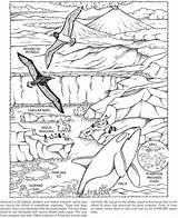 Antarctica Coloring Pages Adult Sheets Colouring Book Dover Publications Pole South Doverpublications Kids Race Map Choose Board sketch template