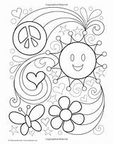 Coloring Peace Pages Book 60s Colouring Choose Board Books sketch template
