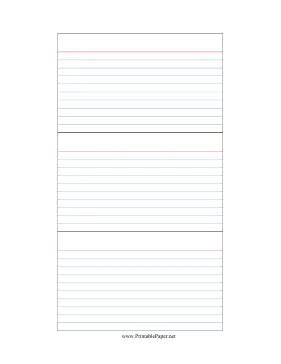 printable index cards template