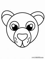 Coloring Bear Face Pages Drawing Teddy Polar Easy Preschoolers Clipartmag Bears Baby Color sketch template