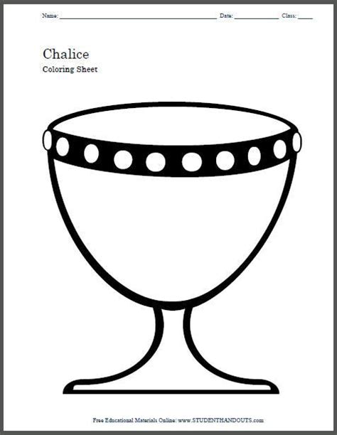 chalice template chalice template printable trueido  folded