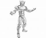 Ultron Coloring Pages Face Avengers Age War Popular Library Clipart Bing Coloringhome sketch template