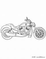 Coloring Pages Motorcycle Harley Davidson Print Draw Color Kids Biker Hellokids Dessin Colorier Beautiful Sheets Motorcycles Bike Drawings Colorie Motos sketch template