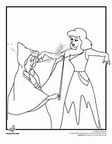 Cinderella Godmother Woojr sketch template