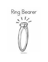 Ring Bearer Coloring Change Template sketch template