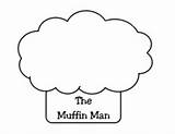 Muffin Man Know Do Nursery Rhyme Clipart Template Worksheets Coloring Sheet Pages Templates Cliparts Muffinman Library sketch template