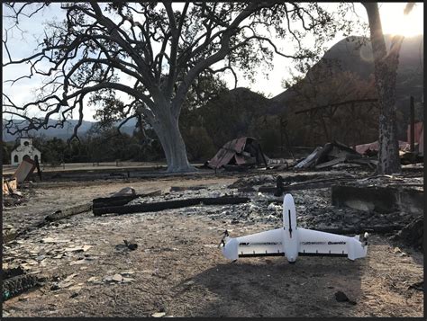 aerovironment drone assesses damage  woolsey fire   day daily breeze