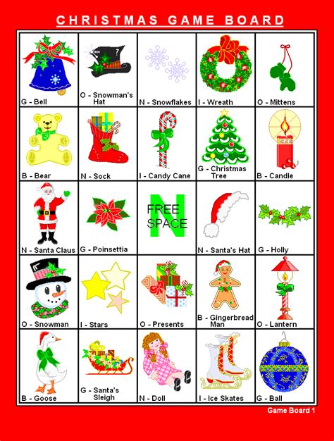 printable christmas bingo sheets     printablee