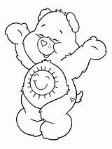 Bear Care Drawing Coloring Pages Bears Outline Line Drawings Sun Printable Paintingvalley sketch template