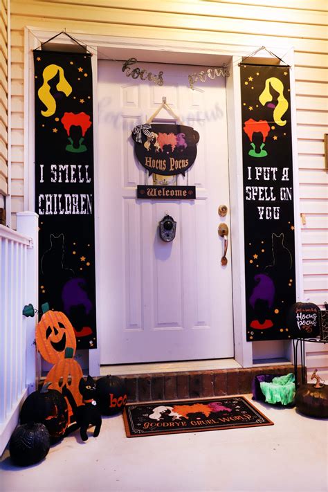 hocus pocus halloween front porch decor for the love of food