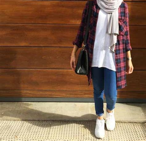 ways  hijabi  wear denim  trendy girls