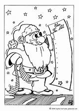 List Christmas Santa Coloring Pages La Claus Gifts Nice Color Template Presents Muerte Hellokids Liste Naughty Cadeaux Print Xmas sketch template
