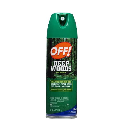 deep woods  oz insect repellent aerosol spray scj  home depot