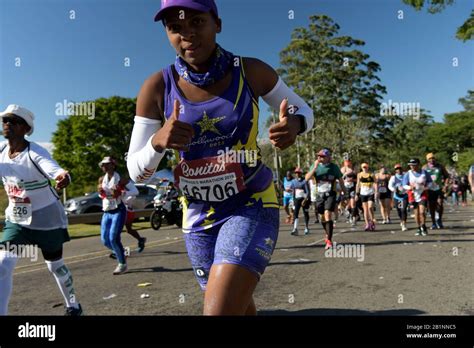 durban south africa people comrades marathon  active adult woman athlete running  race