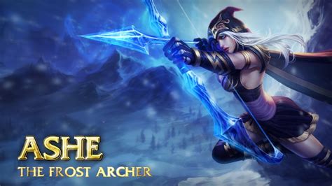 ashe champion spotlight gameplay league of legends youtube