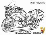 Yamaha Coloring Pages Motorcycle R6 Fjr 1300 Drawing Quad Color Yescoloring Drawings Sheet Print sketch template