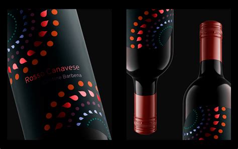 rosso canavese wine label  behance wine label wine wine label projects