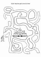 Mazes Kids Printable School Easy Maze Coloring Print Pages Games Fun Puzzles Worksheets Bestcoloringpagesforkids Worksheet Preschool Kid Kindergarten Activities Toddler sketch template