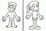 Coloring Body Pages Human Part Toddlers Preschoolers Gif Comments sketch template