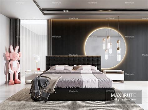 modern bedroom maxbrute furniture visualization