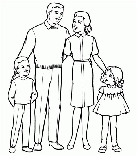 family   coloring pages coloring pages