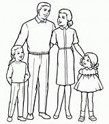 Coloring Family Pages People Sheets Popular sketch template