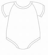 Baby Onesie Drawing Vest Template Printable Onesies Getdrawings sketch template