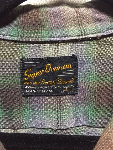 Super Soft 1960s Flannel Shirt With Double Breast Pocket Boardwalk