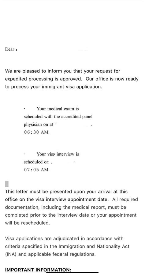army letter  requesting expedited visa process army letter