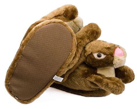 brown bunny rabbit slippers brown bunny slippers