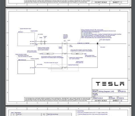 tesla model  workshop manual wiring diagram