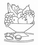 Basket Fruits Canasta Cesta Snake sketch template