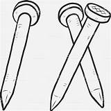 Nail Nails Drawing Long Drawings Vector Clip Designs Getdrawings Illustrations Similar sketch template
