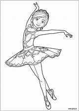 Ballerina Dxf Eps sketch template
