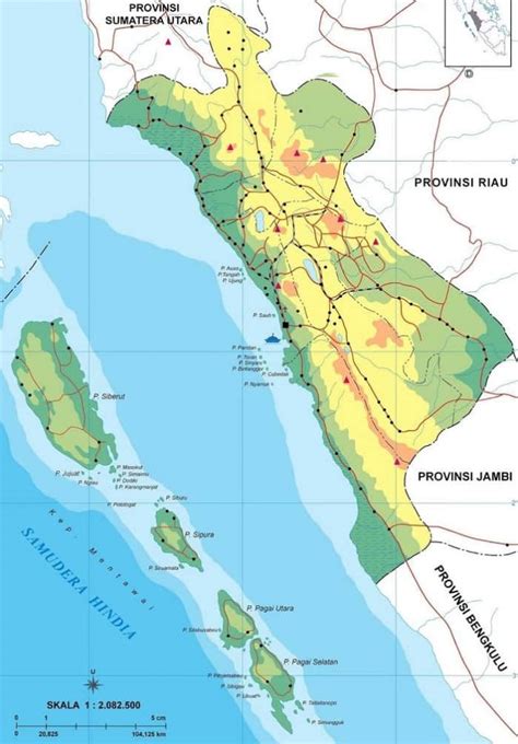 peta sumatera barat hd lengkap  kabupaten  keterangannya