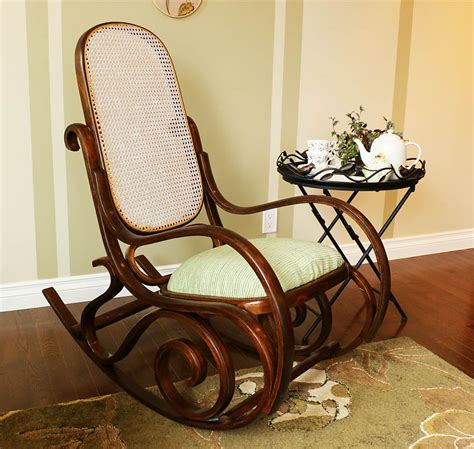 vintage bentwood rocking chair makeover