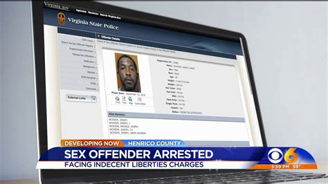 Listed Henrico Sex Offender Arrested For Sexual Assault Of