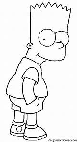Bart Simpsons Colorear Haz Agrandar sketch template