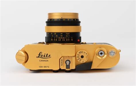 leitz canada leica m4 2 gold plated special edition [ 1528598] 1979