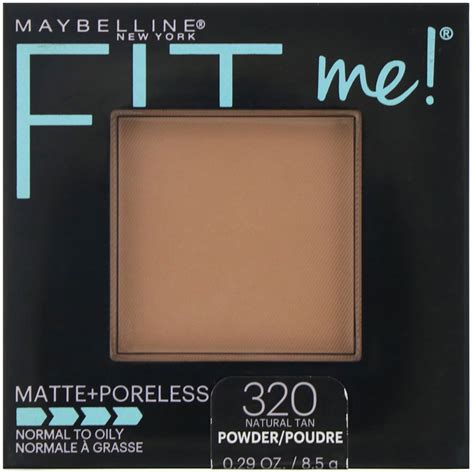 maybelline fit  matte poreless powder  natural tan  oz   iherb