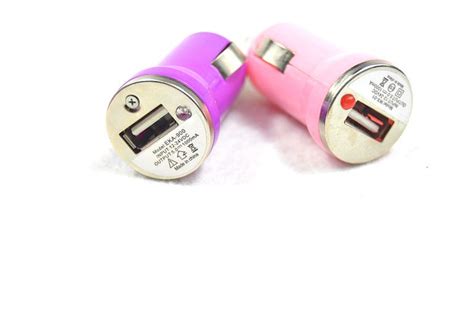 buy high quality colorful mini usb car charger adapter  mobile cell phone