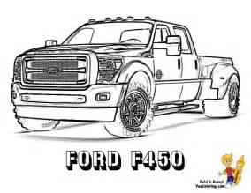 dually trucks colouring pages