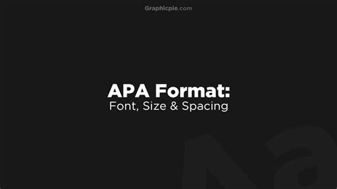 format font size spacing explained graphic pie