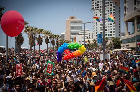 tel aviv has one of largest gay pride parades in the world this is