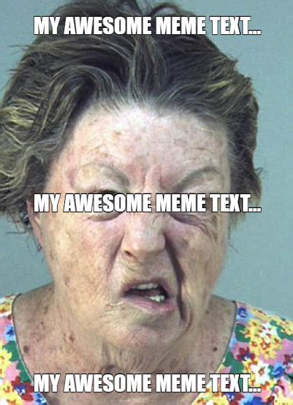 grumpy old lady memes